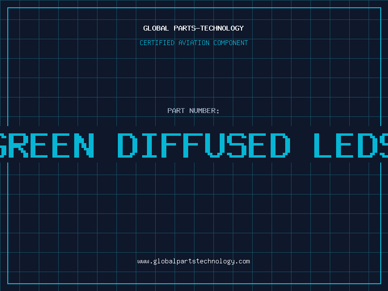 Aviation Part GREEN DIFFUSED LEDS