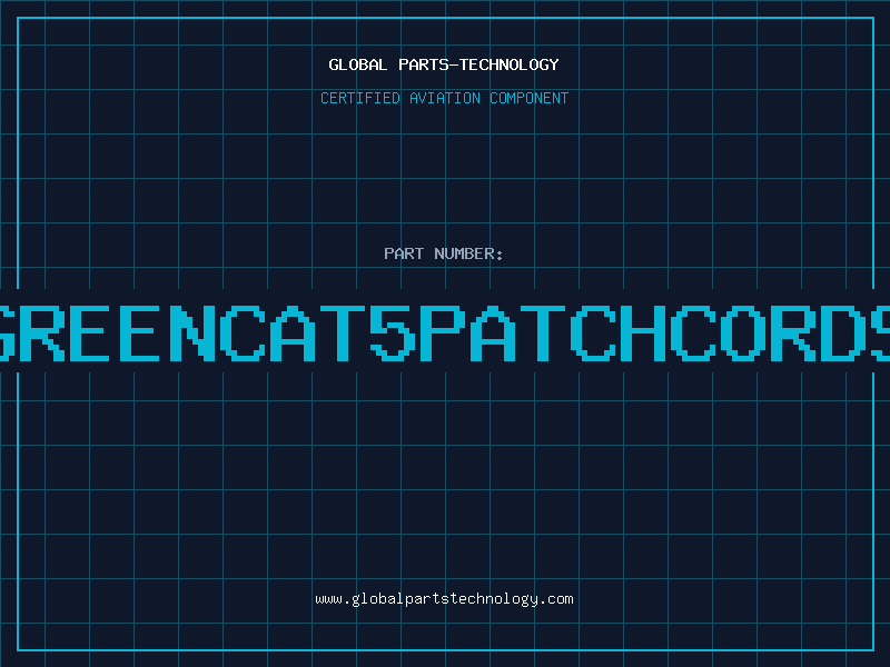 Aviation Part GREENCAT5PATCHCORDS