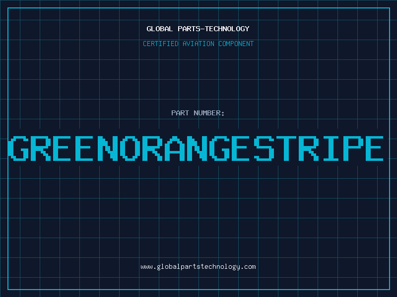 Aviation Part GREENORANGESTRIPE