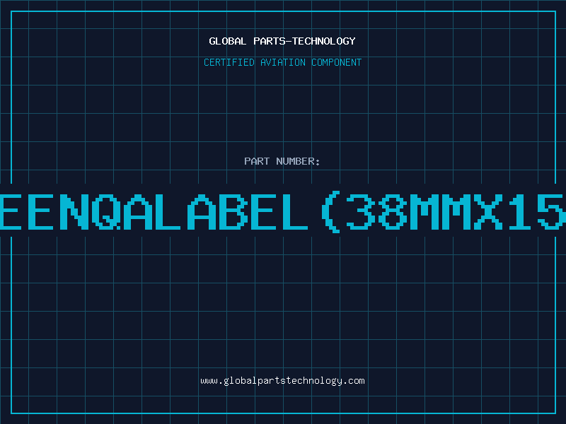 Aviation Part GREENQALABEL38MMX15MM