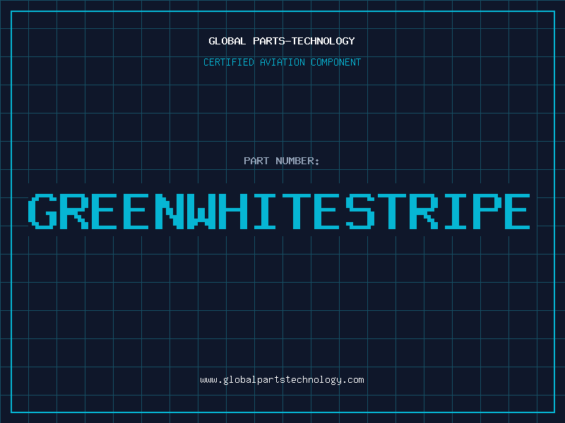Aviation Part GREENWHITESTRIPE
