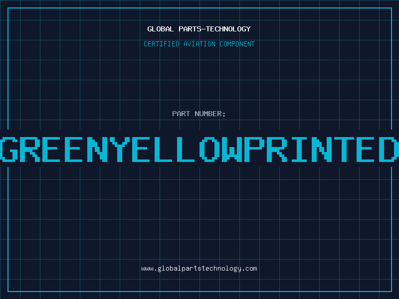 Aviation Part GREENYELLOWPRINTED