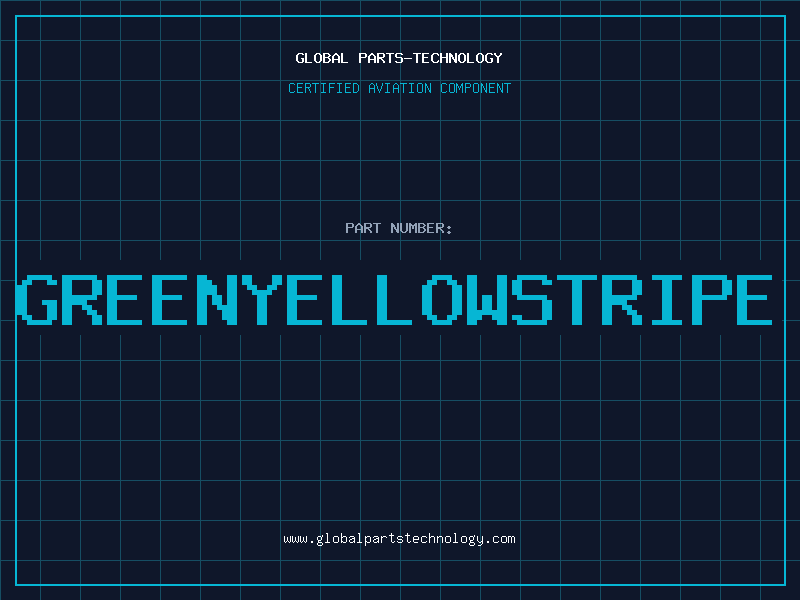 Aviation Part GREENYELLOWSTRIPE