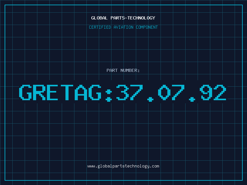 Aviation Part GRETAG:37.07.92