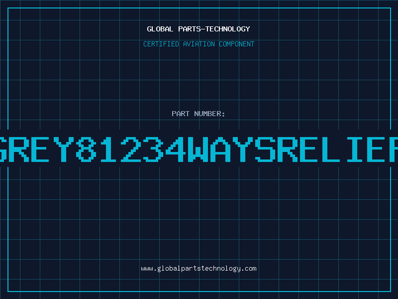 Aviation Part GREY81234WAYSRELIEF