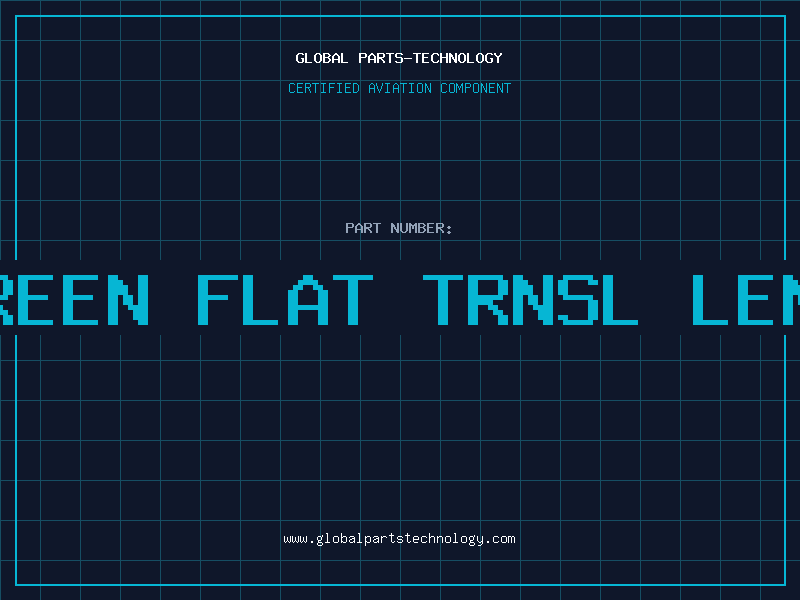 Aviation Part Green Flat Trnsl Lens