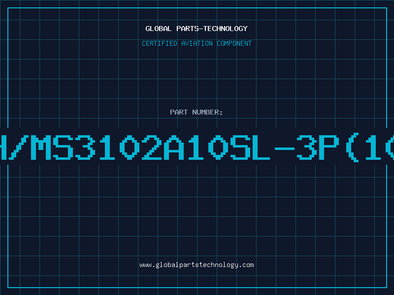 Aviation Part H/MS3102A10SL-3P(10