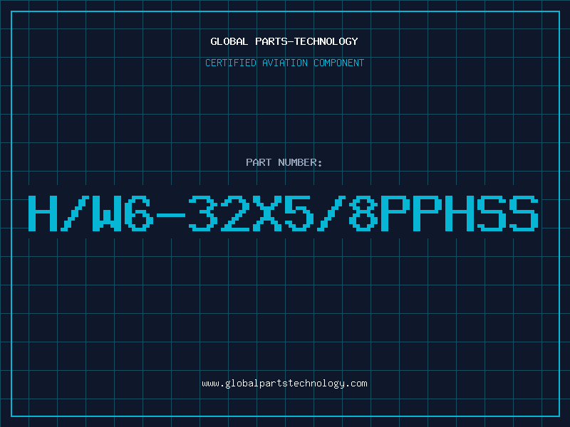 Aviation Part H/W6-32X5/8PPHSS