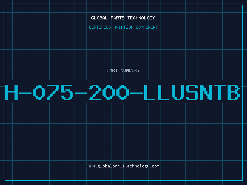 Aviation Part H-075-200-LLUSNTB