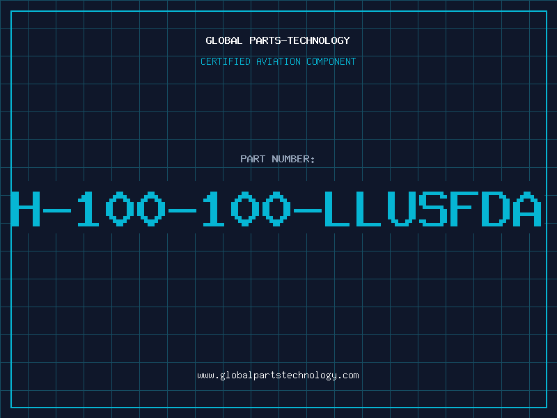 Aviation Part H-100-100-LLUSFDA