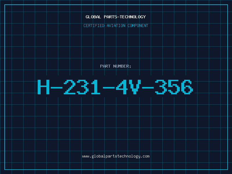 Aviation Part H-231-4V-356