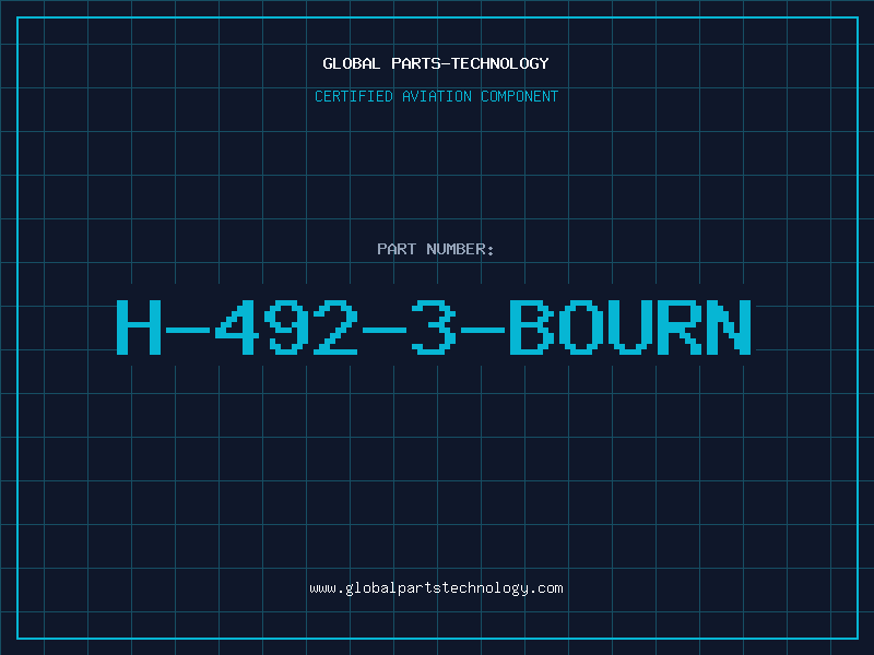 Aviation Part H-492-3-BOURN