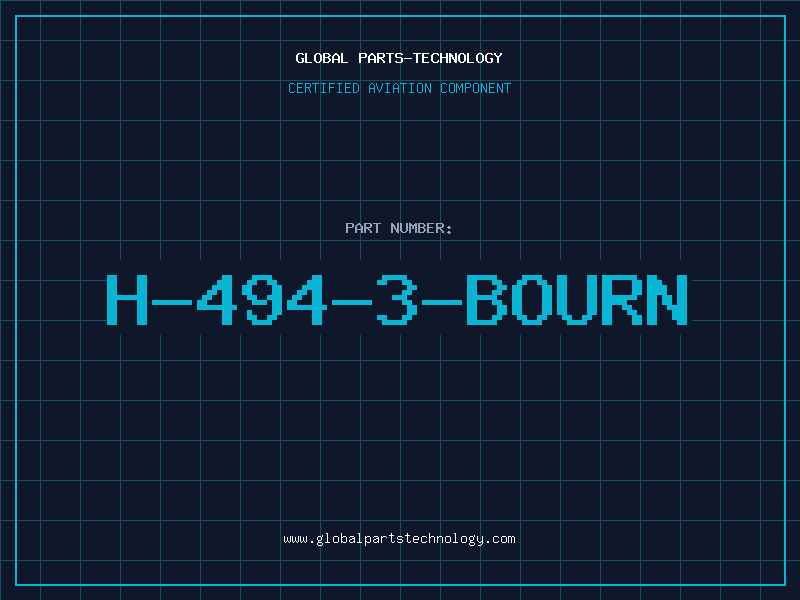 Aviation Part H-494-3-BOURN