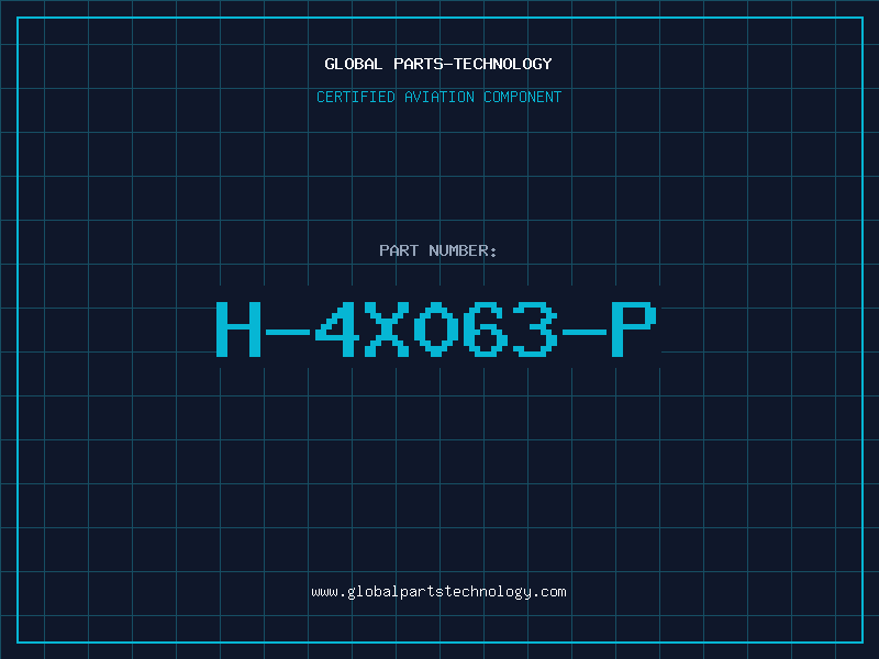 Aviation Part H-4X063-P