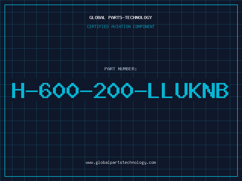 Aviation Part H-600-200-LLUKNB