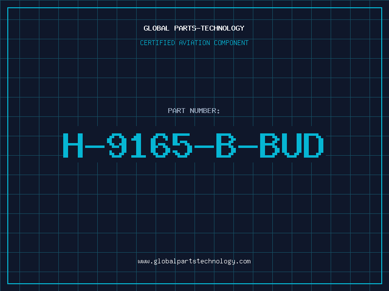 Aviation Part H-9165-B-BUD