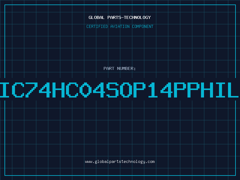 Aviation Part H.CIC74HC04SOP14PPHILIPS