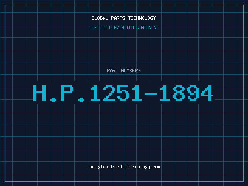 Aviation Part H.P.1251-1894