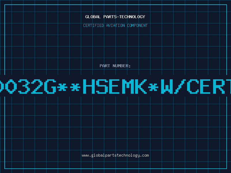 Aviation Part H0032G**HSEMK*W/CERTS