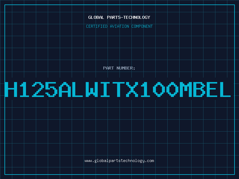 Aviation Part H125ALWITX100MBEL