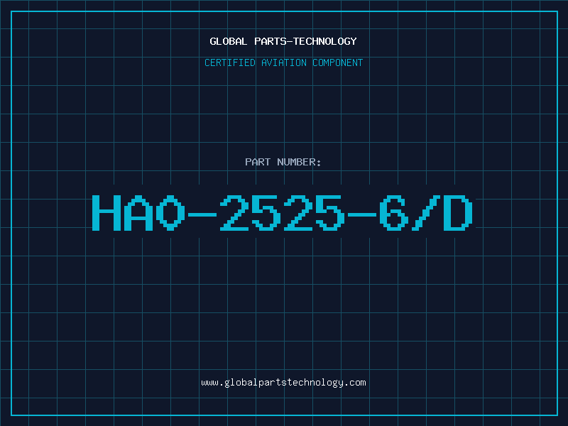 Aviation Part HA0-2525-6/D