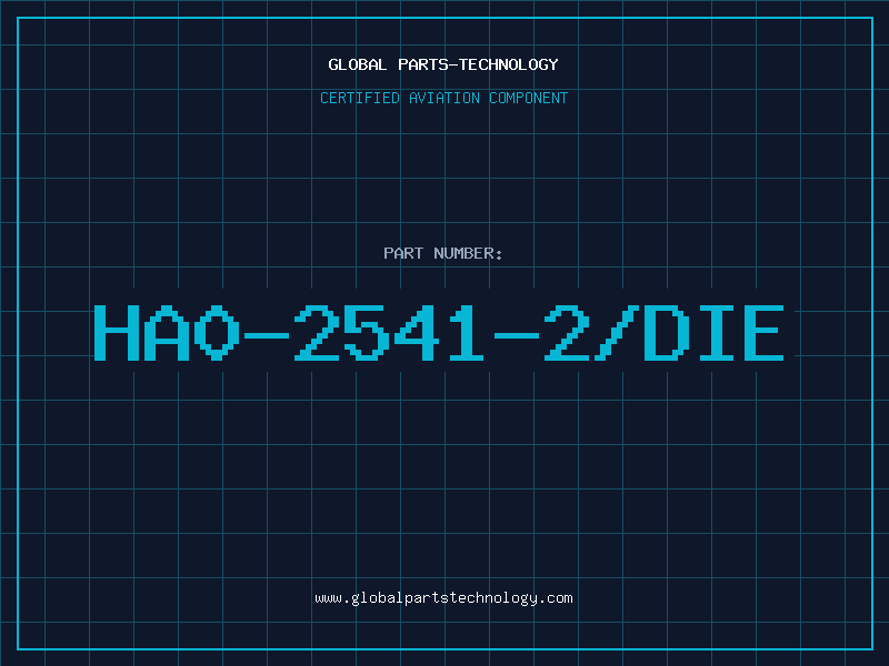 Aviation Part HA0-2541-2/DIE