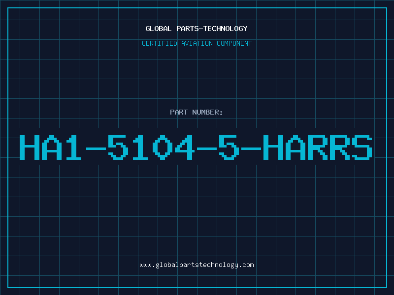 Aviation Part HA1-5104-5-HARRS