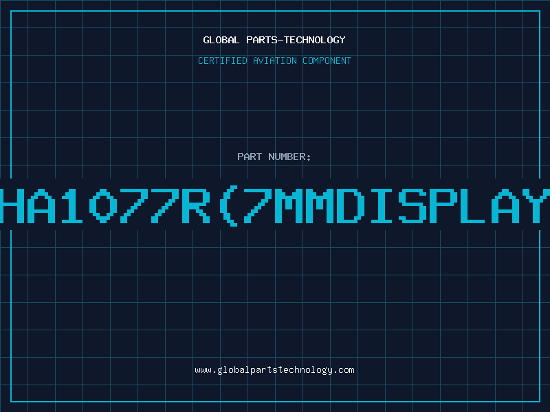 Aviation Part HA1077R7mmDISPLAY