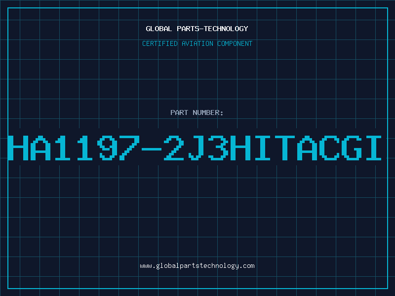 Aviation Part HA1197-2J3HITACGI
