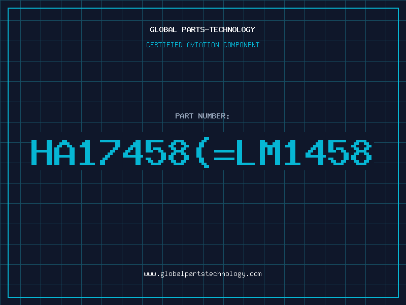 Aviation Part HA17458(LM1458