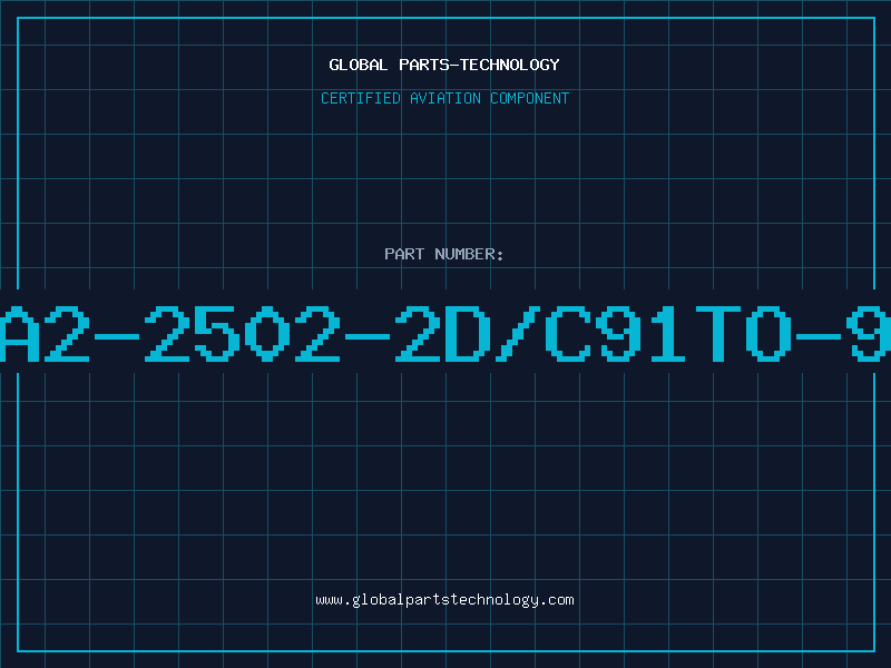 Aviation Part HA2-2502-2D/C91TO-99