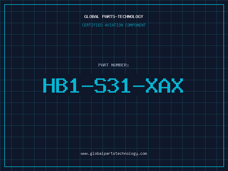 Aviation Part HB1-S31-XAX