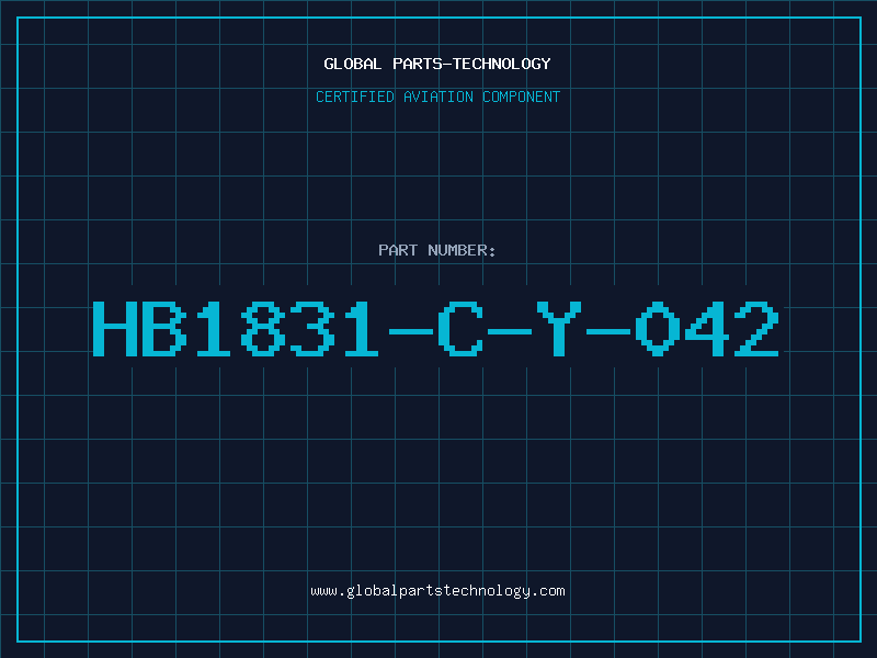 Aviation Part HB1831-C-Y-042