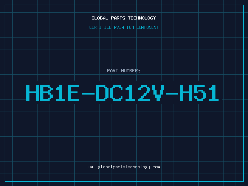 Aviation Part HB1E-DC12V-H51
