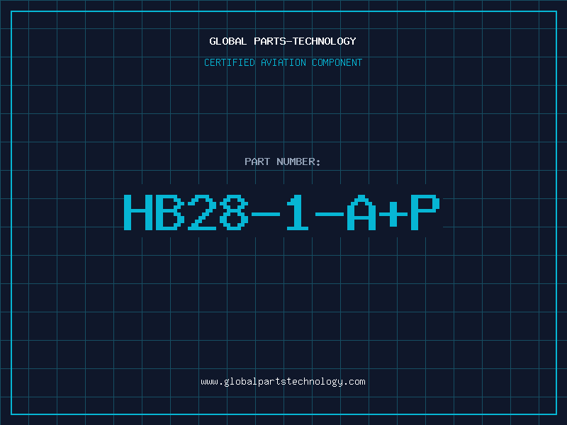 Aviation Part HB28-1-A+P