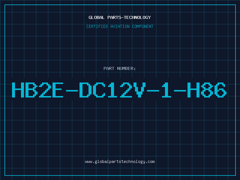 Aviation Part HB2E-DC12V-1-H86