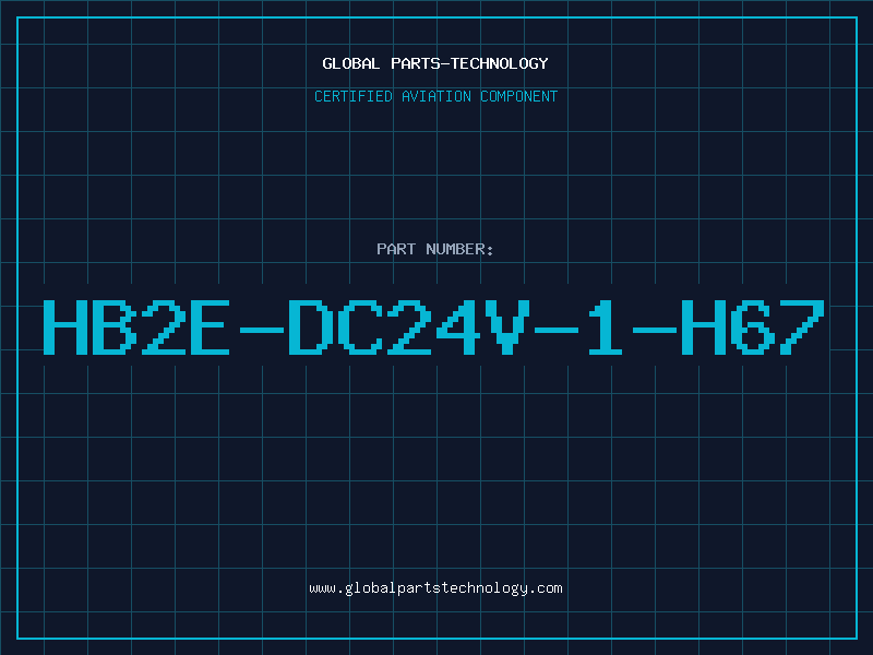 Aviation Part HB2E-DC24V-1-H67