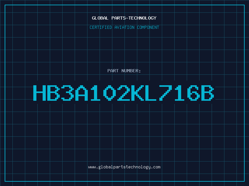 Aviation Part HB3A102KL716B