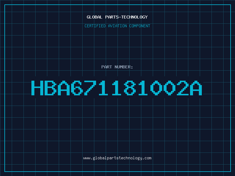 Aviation Part HBA671181002A