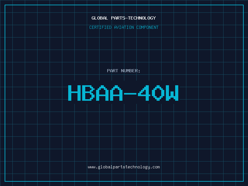 Aviation Part HBAA-40W