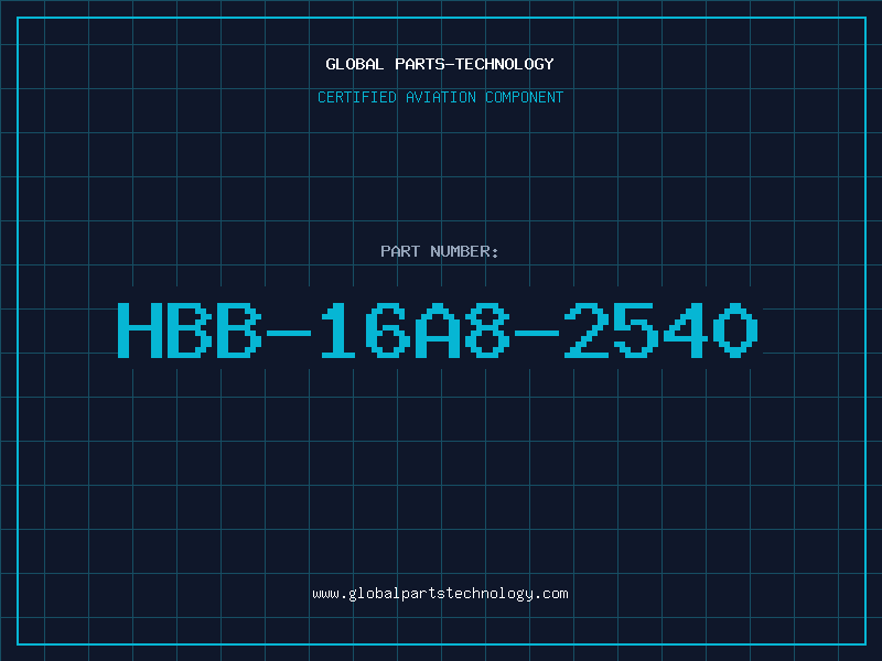 Aviation Part HBB-16A8-2540