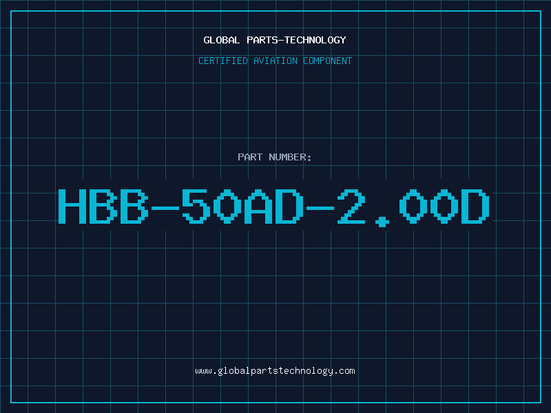 Aviation Part HBB-50AD-2.00D