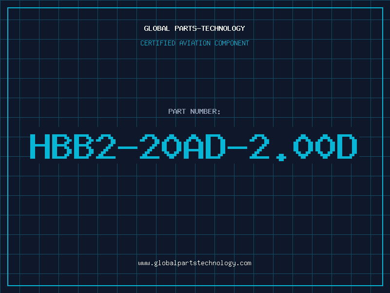 Aviation Part HBB2-20AD-2.00D