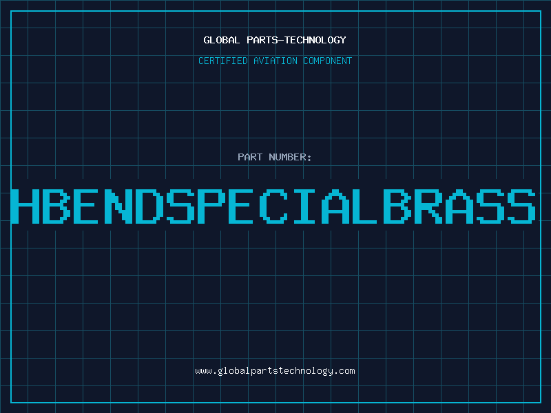 Aviation Part HBENDSPECIALBRASS