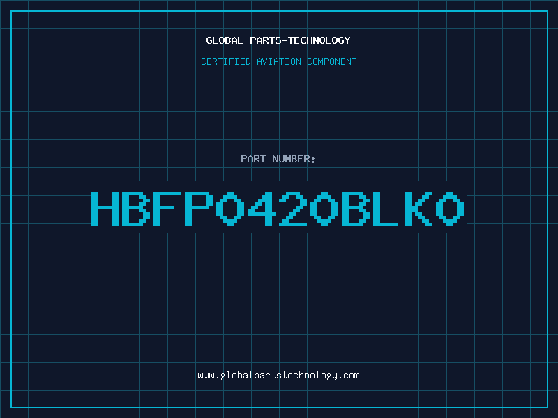 Aviation Part HBFP0420BLK0