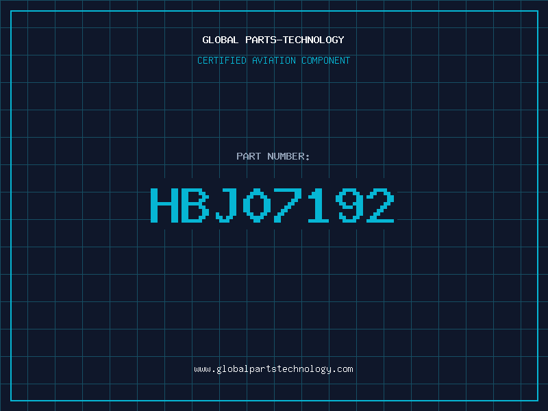 Aviation Part HBJ07192