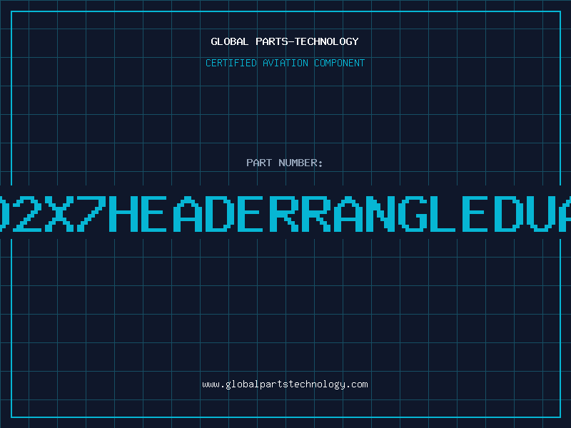 Aviation Part HEAD2x7HEADERRANGLEDUALRO