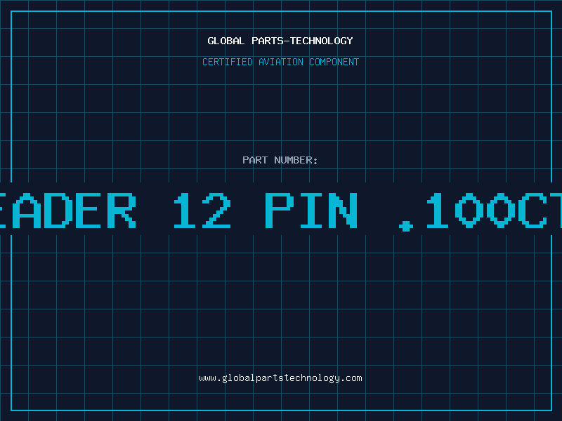 Aviation Part HEADER 12 PIN .100CTR