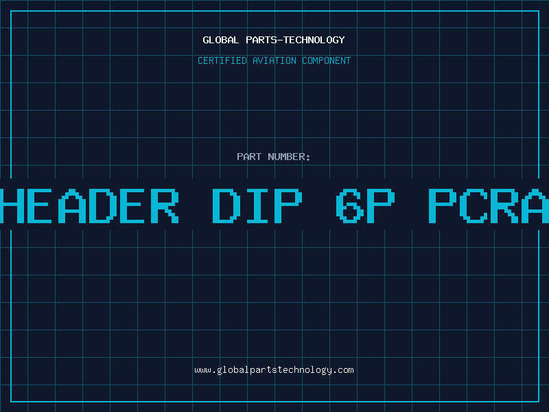 Aviation Part HEADER DIP 6P PCRA
