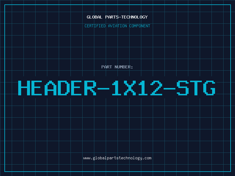Aviation Part HEADER-1X12-STG